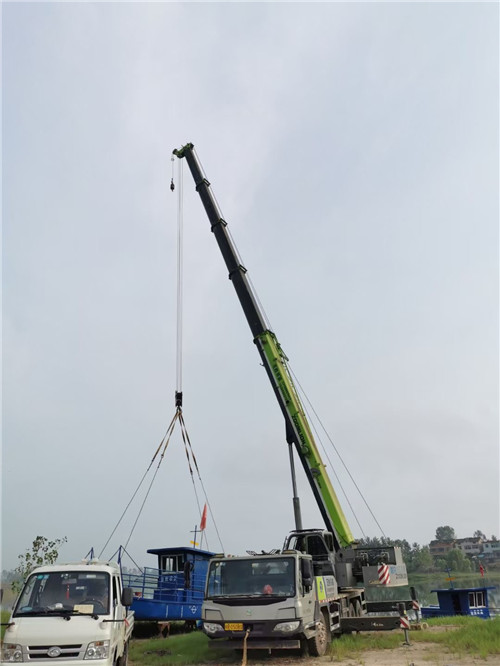 南乐县桥梁建设吊装案例